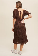 Cocoa Lace Midi Dress