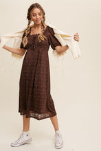 Cocoa Lace Midi Dress