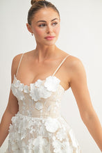 White Floral Embroidered Dress