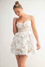 White Floral Embroidered Dress