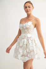 White Floral Embroidered Dress