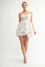 White Floral Embroidered Dress