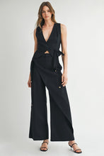 Black Sleeveless Vest Top & Pants Set