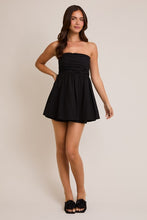 Black Baby Doll Tube Romper
