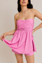 Pink Baby Doll Tube Romper