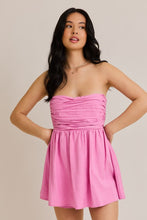 Pink Baby Doll Tube Romper