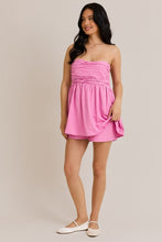 Pink Baby Doll Tube Romper