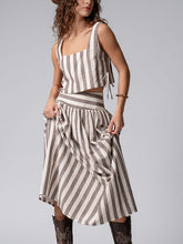Brown The Tiffany Pastel Striped Set