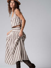 Brown The Tiffany Pastel Striped Set