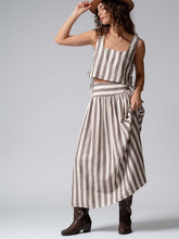 Brown The Tiffany Pastel Striped Set