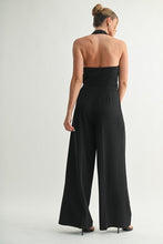 White Halston Wide-leg Vest Jumpsuit