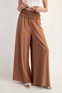 Coco Smocked Wide Leg Pants