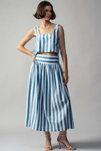Blue The Tiffany Pastel Striped Set