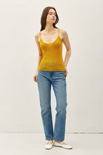 Mustard Knit Sweater Tank