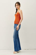 Rust Knit Sweater Tank