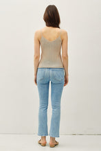 Lt Taupe Knit Sweater Tank