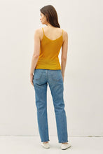 Mustard Knit Sweater Tank