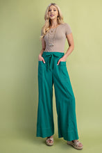 Forest Linen Wide Leg Pants