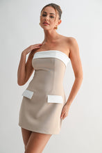 Nude/White Monaco Contrast Mini