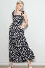 Black Romantic Boho Maxi Dress