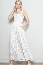 Cream Romantic Boho Maxi Dress