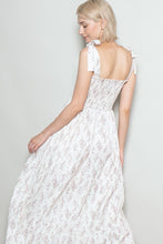 Cream Romantic Boho Maxi Dress