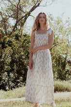 Cream Romantic Boho Maxi Dress