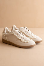 Cream Pearl Charm Sneakers