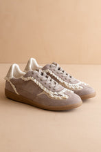 Dark Grey Pearl Charm Sneakers