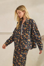 Dk Denim Twill Floral Denim Jacket