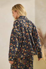 Dk Denim Twill Floral Denim Jacket