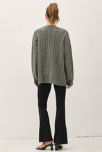 Spruce Chunky Cable Knit Cardigan