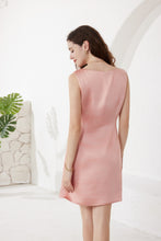 Rose Pink Silky Satin Long Dress