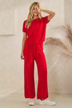 Red Game Day Cozy Knit Sweater Set