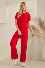 Red Game Day Cozy Knit Sweater Set