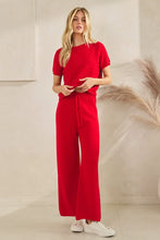 Red Game Day Cozy Knit Sweater Set