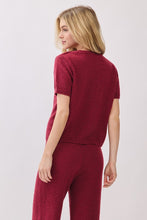 Burgundy Game Day Cozy Knit Sweater Set
