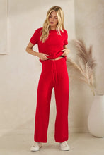 Red Game Day Cozy Knit Sweater Set