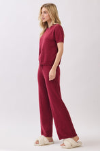 Burgundy Game Day Cozy Knit Sweater Set