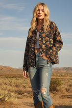 Dk Denim Twill Floral Denim Jacket