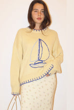 Butter Sailboat Knit Sweater