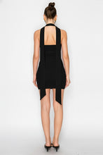 Black Strapless Bodycon Solid Mesh Mini Dress