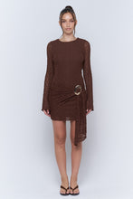 Choco Long Sleeve Lace Mini Dress