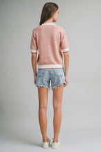 Blush Leopard Graphic Knit Top