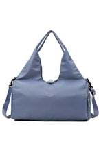 Blue Women's Oxford Fabric Casual Large Shoulder Gym Bag
