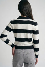 Black Polo Knitted Cardigan