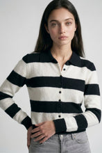 Black Polo Knitted Cardigan