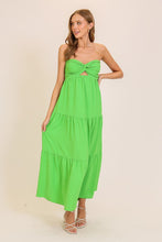 Green Brunch Babe Cutout Airflow Maxi Dress