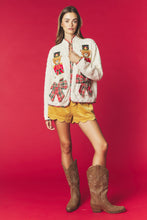 Cream Nutcracker Bear Quilted Jacket