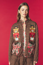 Brown Nutcracker Bear Quilted Jacket